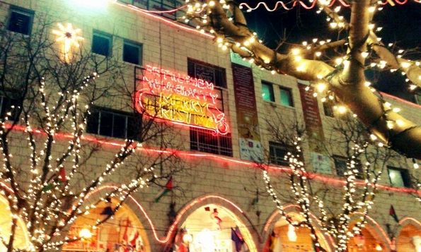 Christmas lights, Manger Square (Grace)