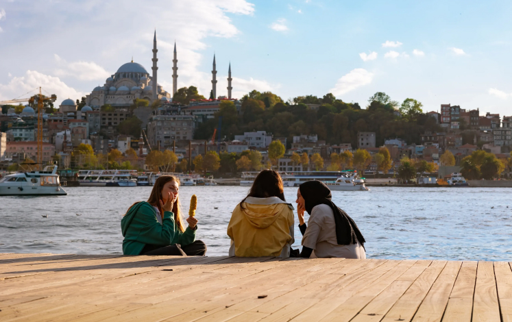 People taking in Türkiye