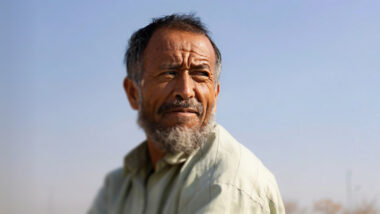 Man looking to the right
