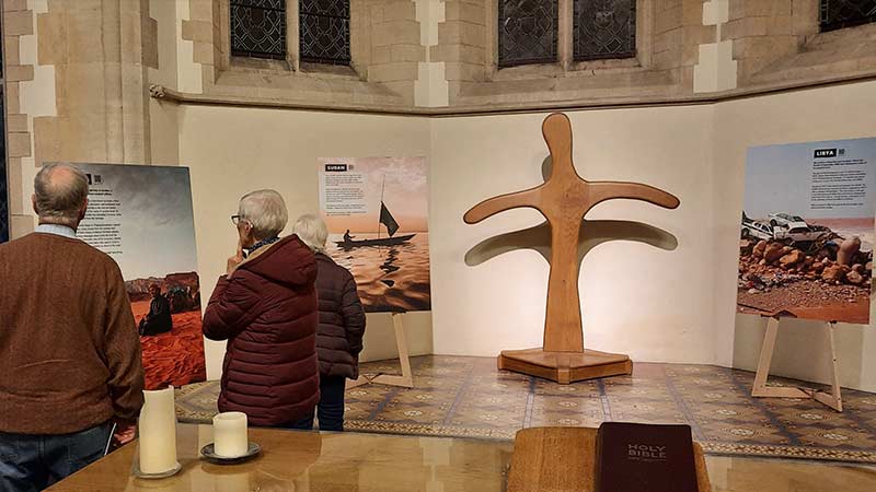 Middle East Prayer Experience in a church